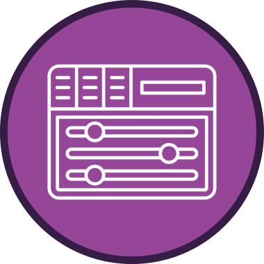 Customize Line multi circle. Vector Illustration For Web Use