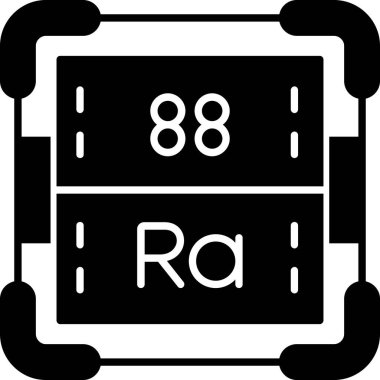 Radyum. Web Kullanımı için Vektör İllüstrasyonu