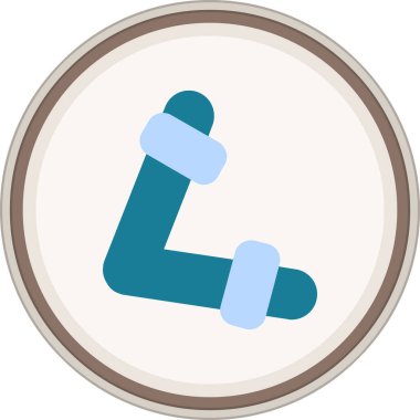 Sembol yassı çıkartması. Web Kullanımı için Vektör İllüstrasyonu