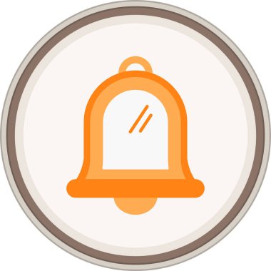 Düz etiket bildirimi. Web Kullanımı için Vektör İllüstrasyonu