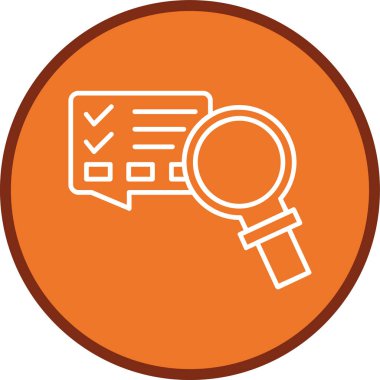 Araştırma Hattı çoklu daire. Web Kullanımı için Vektör İllüstrasyonu