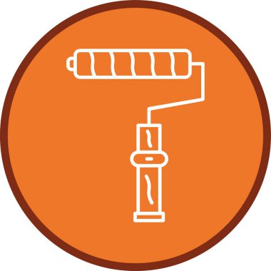 Roller Line çok daireli. Web Kullanımı için Vektör İllüstrasyonu