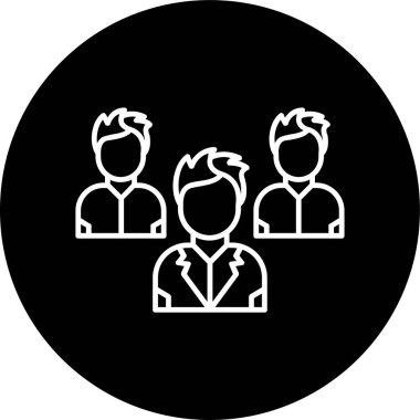 Takım Çizgisi ters döngü. Web Kullanımı için Vektör İllüstrasyonu