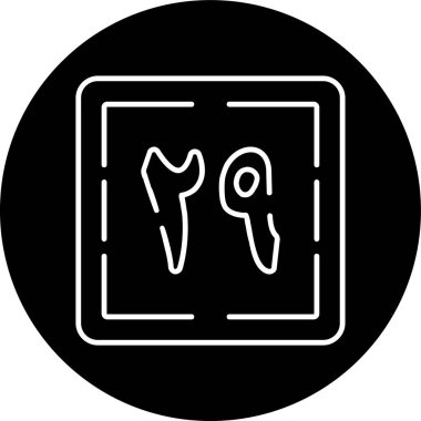 Tis'a wa Ishrun Line inverted circle. Vector Illustration For Web Use