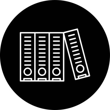 Bağlayıcı Hattı ters çevrilmiş daire. Web Kullanımı için Vektör İllüstrasyonu