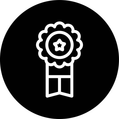 Rozet Hattı ters dönmüş. Web Kullanımı için Vektör İllüstrasyonu