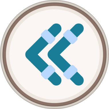 Sembol yassı çıkartması. Web Kullanımı için Vektör İllüstrasyonu