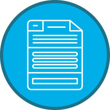 File Line multi circle. Vector Illustration For Web Use