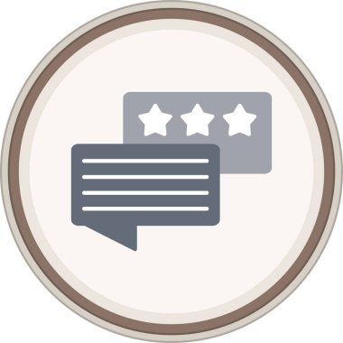 Müşteri geribildirim etiketi. Web Kullanımı için Vektör İllüstrasyonu