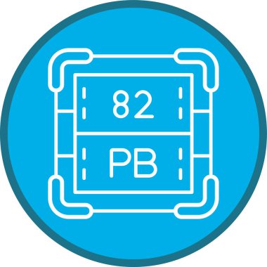 Kurşun hattı çoklu daire. Web Kullanımı için Vektör İllüstrasyonu