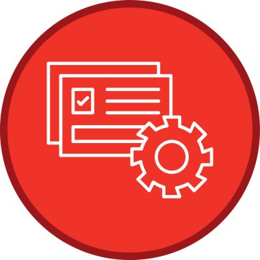 Görev Hattı çoklu daire. Web Kullanımı için Vektör İllüstrasyonu