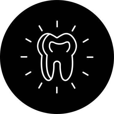 Diş Hattının ters dönmüş halkası. Web Kullanımı için Vektör İllüstrasyonu