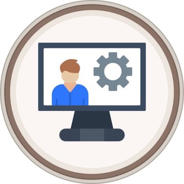 Antrenman etiketi. Web Kullanımı için Vektör İllüstrasyonu