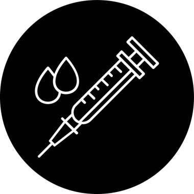 Anestezi halkası ters dönmüş. Web Kullanımı için Vektör İllüstrasyonu