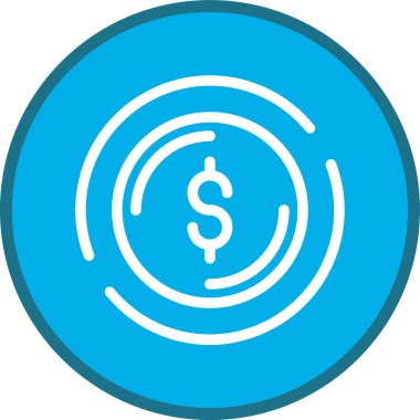 Sikke Hattı çoklu daire. Web Kullanımı için Vektör İllüstrasyonu