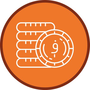 Afgan Afgan hattı çoklu daire. Web Kullanımı için Vektör İllüstrasyonu