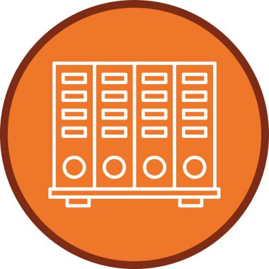 Bağlayıcı Hattı çoklu daire. Web Kullanımı için Vektör İllüstrasyonu