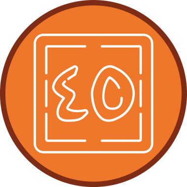 Khamsa wa Arba 'un Line çoklu dairesi. Web Kullanımı için Vektör İllüstrasyonu