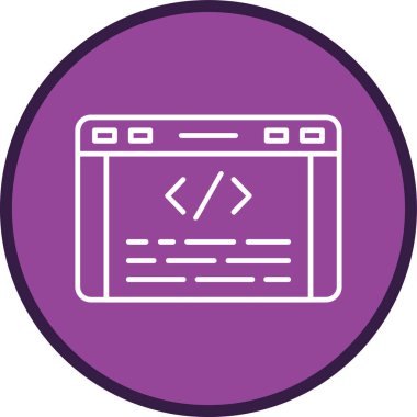 Code Line multi circle. Vector Illustration For Web Use