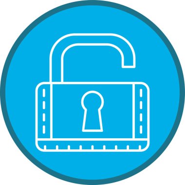 Çoklu halkanın kilidini aç. Web Kullanımı için Vektör İllüstrasyonu