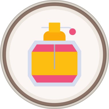 Fragance Flat sticker. Vector Illustration For Web Use