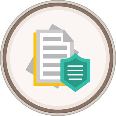 Koruyucu lastik çıkartması. Web Kullanımı için Vektör İllüstrasyonu