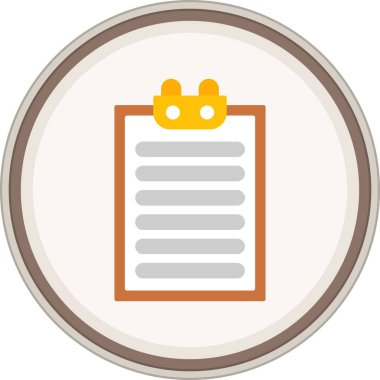 Düz pano çıkartması. Web Kullanımı için Vektör İllüstrasyonu