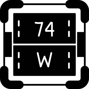 Tungsten. Web Kullanımı için Vektör İllüstrasyonu