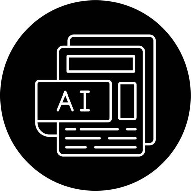 AI Dosya Hattı ters çevrildi. Web Kullanımı için Vektör İllüstrasyonu