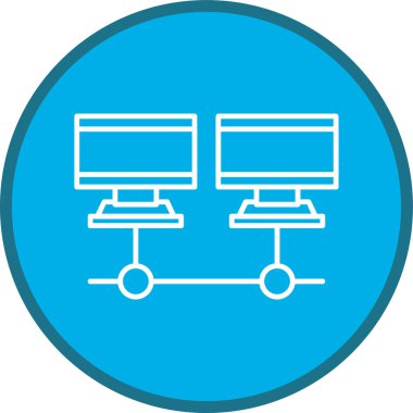Connection Line multi circle. Vector Illustration For Web Use