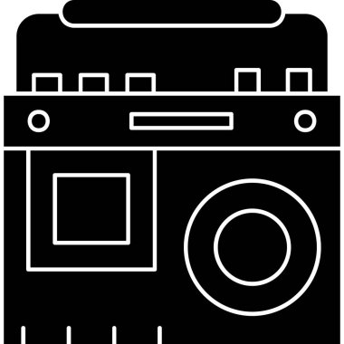 Radyo Kaset. Web Kullanımı için Vektör İllüstrasyonu