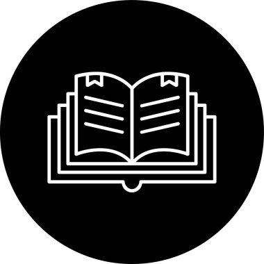 Kitap satırını ters çevrilmiş olarak aç. Web Kullanımı için Vektör İllüstrasyonu