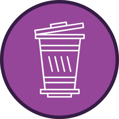 Çöp Hattı çoklu daire. Web Kullanımı için Vektör İllüstrasyonu