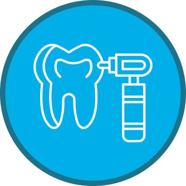 Drill Line multi circle. Vector Illustration For Web Use