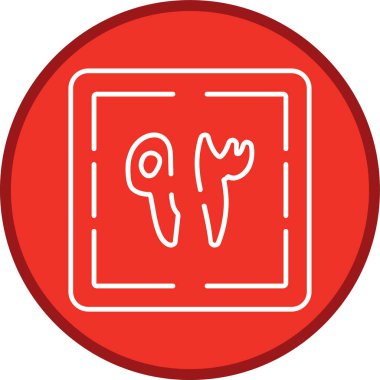 Thalatha wa Tis 'un Hattı çoklu daire. Web Kullanımı için Vektör İllüstrasyonu