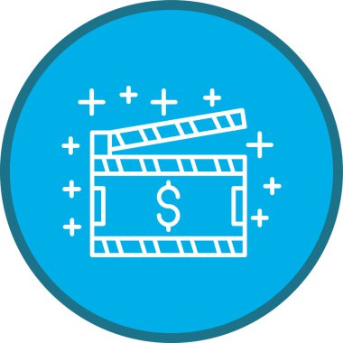 El çırpma tahtası çoklu daire. Web Kullanımı için Vektör İllüstrasyonu