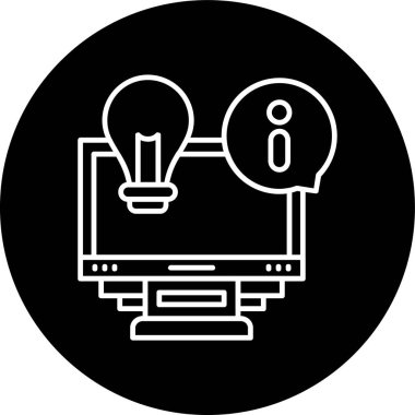 Ters çevrilmiş halkayı görüntüle. Web Kullanımı için Vektör İllüstrasyonu