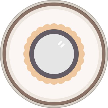 Frame Flat sticker. Vector Illustration For Web Use