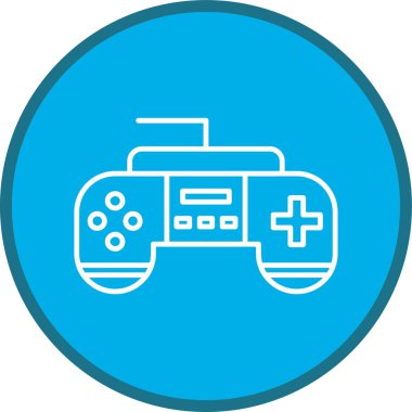 Kontrol Hattı çoklu daire. Web Kullanımı için Vektör İllüstrasyonu