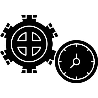 Dişliler. Web Kullanımı için Vektör İllüstrasyonu