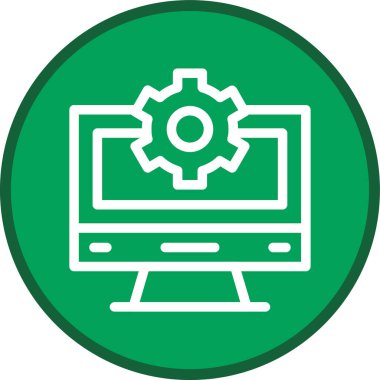 It Line multi circle. Vector Illustration For Web Use