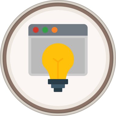 Consultation Flat sticker. Vector Illustration For Web Use