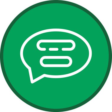 Yorum Hattı çoklu daire. Web Kullanımı için Vektör İllüstrasyonu