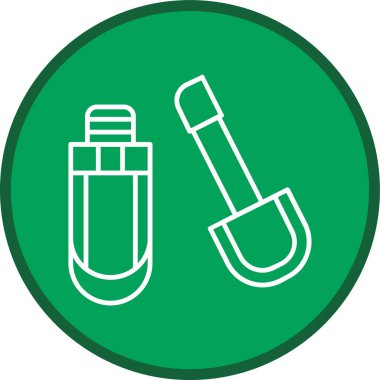 Lipsparloss Hattı çoklu daire. Web Kullanımı için Vektör İllüstrasyonu