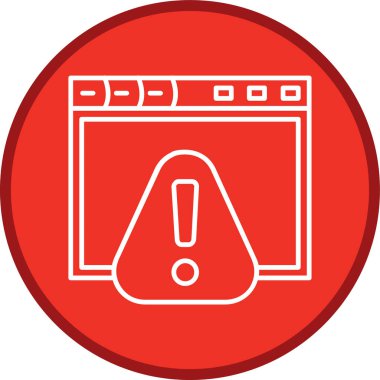 Çoklu çemberi alarma geçirin. Web Kullanımı için Vektör İllüstrasyonu