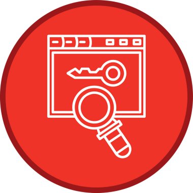 Keyword Line multi circle. Vector Illustration For Web Use