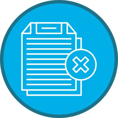 Dosya satırı çoklu daire. Web Kullanımı için Vektör İllüstrasyonu