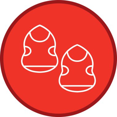 Sünger Hattı çok daireli. Web Kullanımı için Vektör İllüstrasyonu