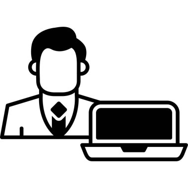 Freelance Consultant. Vector Illustration For Web Use