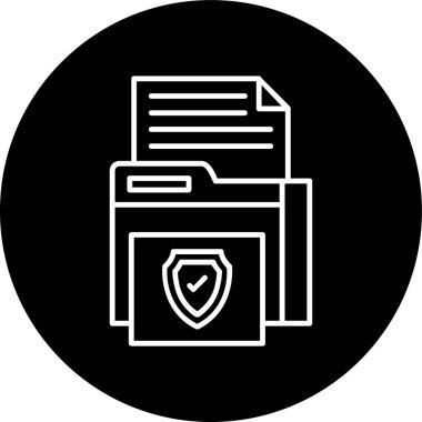 Dizin Satırı ters çevrilmiş çember. Web Kullanımı için Vektör İllüstrasyonu